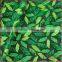 Multicolor leaves embroidery design mesh fabric, lace embroidery fabric