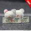 Double-sided woven zipper puller