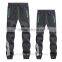 Stylish stitching track pants wholesale, custom high quality cotton sport pants men