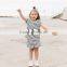 2016 summer stripe printing matching mother daughter dresses clothes
