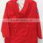 Girls Red Color Cute Logo Coat for Autumn