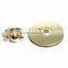 Zinc Based Alloy Purse Twist Turn Lock Light Golden 5.4cm(2 1/8")Dia, 1 Set