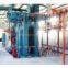 double route hanger chains type continuous working shot blasting machine