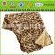 animal skin design cashmere faux fur blanket