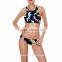 leopard various design printed bikini/ morning xag plus size padded bikini swimwear