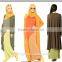 green muslim c dress two piece set / junj modal muslim abaya kaftan set dress/contrast islamic muslim women dress two piece set