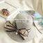 Summer Fashion Bowknot Pearl Straw Hat Straw Plaited Article Outdoors Sunshade Hat