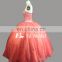 OEM Plus Size Sleeveless Crystal Beaded Organza Made In China Quinceanera Dresses Ball Gown