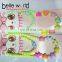 Custom Design Heart Shape bead kids bracelet and necklace Sets