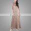Wholesale Custom 2017 Design Muslim Cardigan Coat Purple Abaya