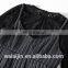 Women's high quality stripe pencil dress with lace panel peplum waist dress