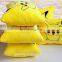 Hot sale high quality cartoon Pikachu pillow promotional custom Pikachu mascot stuffed plush toy design