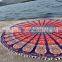 72" Indian Bohemian Hippie Mandala Roundie Tapestries Round With Pom-Pom Lace Wall Hanging Yoga Mat Table Cover Beach Throw