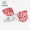 New custom fashion metal superhero exquisite cufflinks for men