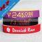 Custom logo silicon wristband wholesale