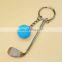 Newest Popular Sports goods Keychain Candy Color Golf ball Keychain