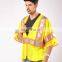 EN471 standard fashion reflective vest high visibility work wear reflective vest
