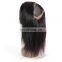 silk straight wave brazilian hair 360 lace frontal wig Pre plucked 360 Lace Frontal closure