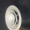 round ceiling diffuser vent with damper hvac system