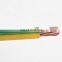 high quality 100% 120mm pvc insulated yellow green earthing copper cable
