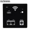 OUTENGDA Wi-Fi Router Wall Embedded USB Access Point Wireless in Wall AP panel socket wifi repeater/router Champagne/White