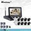 8CH 1.0MP/2.0MP CCTV Home Security Video Suveillance Wireless WiFi NVR Kits with 10 Inch LCD Screen