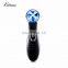 Handheld 4 in 1 EMS RF Vibration Photon LED Face Lifting Beauty Machine with LCD Screen