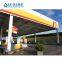 Steel Space Frame Structure Petrol Filling Station Canopy Roofing Design