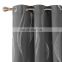 Foil Print Wave Striped Room Darkening Thermal Insulated blackout curtain for living room
