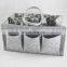 Multifunctional custom design storage basket organizer bag high quality baby diaper caddy