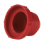 Red PP plastic male thread plug of JIC thread pipe fittings FJP series
