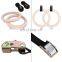 Home Use Portable Birch Gymnastic Wooden Gym Ring with Strap