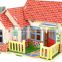 Child wooden farm house model