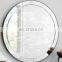 China Manufacture Large Size Wall Decorative Black Tinted Circle Silver Furniture Mirror