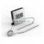 Dual Probes Meat Thermometer Digital LCD Screen Bluetooth Connection to Mobile Phone Food Thermometer BBQ Thermometer