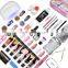 Cheap Poly Gel Set with UV LED Lamp Nail Extension Nail Brushes Push Tip Color Acrylic Gel Nail Polish Builder Kit