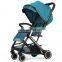 Portable Light weight Baby Stroller Export To Poland With PU leather handrail