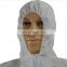 Comfortable Breathable Polyester Protective White Disposable Antistatic Coverall For Cleanroom