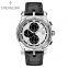 Stainless Steel Multi-function Watches Man Quartz Chronograph Watch