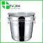 Trade Assurance Customed Logo Barware stailess steel champagne bucket glass cooler