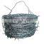 2020 best selling ! electro galvanized hot-dipped galvanized  barbed wire fence