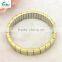 Elastic stainless steel bracelet with cross
