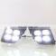 For Toyota Hilux Revo 2015 2016 2017 daytime running light led front fog lamp drl waterproof daylight