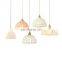 Nordic Ceramic Hanging Lamp White Modern Chandelier Pendant Light Fixtures