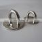Stainless steel Round Pad Eye With Ring for marine, industrial architectural uses, mooring plate or eye plate