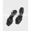 Fancy and unique snake print color design women medium chunky heel slingbacks sandals shoes other snake color are available