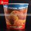 Custom logo printed 64oz paper fried chicken buckets