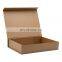 Premium stock ready eco-friendly kraft paper magnetic gift box packaging for clothing