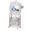 Top selling plastic PP hollow-out dirty  laundry hamper for bathroom