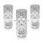 New Drop Shipping Cylindrical Home Bedroom Rose Projection Acrylic Led Crystal Table Lamp Crystal Decorative